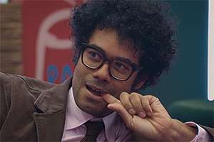 Last One Laughing UK. Richard Ayoade