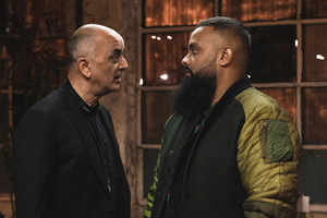 Man Like Mobeen. Image shows from L to R: Uncle Khan (Art Malik), Mobeen (Guz Khan)