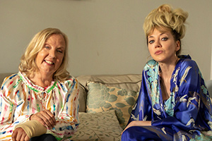 Mandy. Image shows from L to R: Deborah Meaden, Mandy (Diane Morgan)