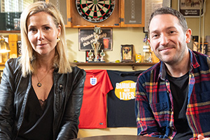 Meet The Richardsons. Image shows from L to R: Sally Phillips, Jon (Jon Richardson)