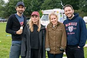 Meet The Richardsons. Image shows from L to R: David Tennant, Georgia Tennant, Lucy (Lucy Beaumont), Jon (Jon Richardson)