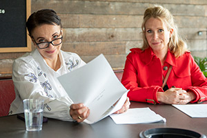 Meet The Richardsons. Image shows left to right: Amanda Abbington, Lucy (Lucy Beaumont)