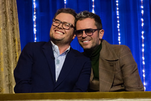 Michael McIntyre's Big Show. Image shows from L to R: Alan Carr, Paul Drayton. Copyright: Hungry McBear