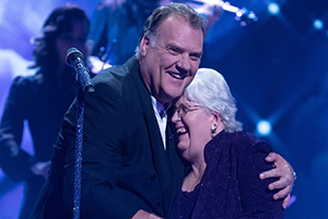 Michael McIntyre's Big Show. Image shows left to right: Bryn Terfel, Anne Wilkins