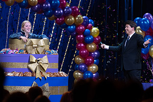 Michael McIntyre's Big Show. Image shows left to right: Brady Isaacs Pearce, Michael McIntyre