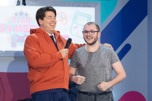 Michael McIntyre's Big Show. Image shows left to right: Michael McIntyre, Alfie Draper