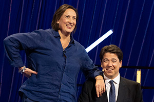 Michael McIntyre's Big Show. Image shows left to right: Miranda Hart, Michael McIntyre