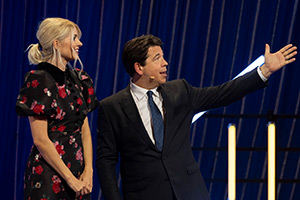 Michael McIntyre's Big Show. Image shows left to right: Holly Willoughby, Michael McIntyre