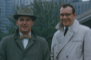 Morecambe & Wise In America. Image shows from L to R: Ernie Wise, Eric Morecambe