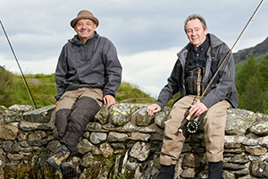 Mortimer & Whitehouse: Gone Fishing. Image shows from L to R: Bob Mortimer, Paul Whitehouse. Copyright: Owl Power