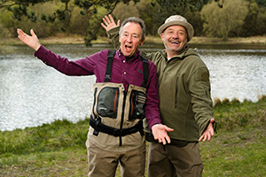 Mortimer & Whitehouse: Gone Fishing. Image shows from L to R: Paul Whitehouse, Bob Mortimer. Copyright: Owl Power