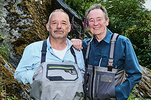 Mortimer & Whitehouse: Gone Fishing. Image shows from L to R: Bob Mortimer, Paul Whitehouse. Copyright: Owl Power