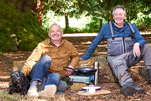 Mortimer & Whitehouse: Gone Fishing. Image shows left to right: Bob Mortimer, Paul Whitehouse