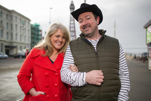 Mount Pleasant. Image shows from L to R: Lisa Johnson (Sally Lindsay), Dan Johnson (Daniel Ryan). Copyright: Tiger Aspect Productions