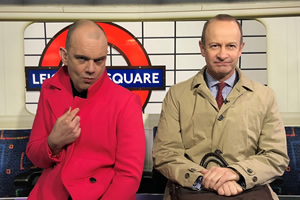 Sam Delaney's News Thing. Image shows from L to R: Sam Delaney, Henry Bolton