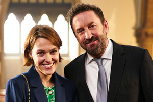 Not Going Out. Image shows from L to R: Lucy (Sally Bretton), Lee (Lee Mack)