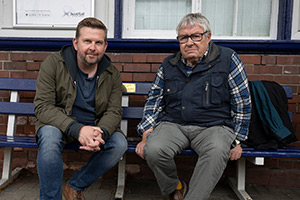 Only Child. Image shows left to right: Richard (Greg McHugh), Ken (Gregor Fisher)