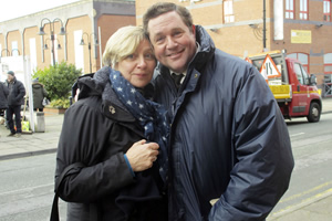 Our Friend Victoria. Image shows from L to R: Victoria Wood, Michael Ball. Copyright: Phil McIntyre Entertainment