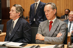 The Outlaws. Image shows left to right: Kelvin Archer (Adrian Lukis), The Earl (Richard E. Grant)