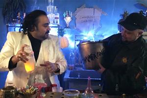 People Just Do Nothing. Image shows from L to R: Chabuddy G (Asim Chaudhry), Beats (Hugo Chegwin). Copyright: Roughcut Television