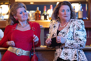 The Power Of Parker. Image shows left to right: Kath (Sian Gibson), Diane Parker (Rosie Cavaliero) The Power Of Parker. Image shows left to right: Kath (Sian Gibson), Diane Parker (Rosie Cavaliero)