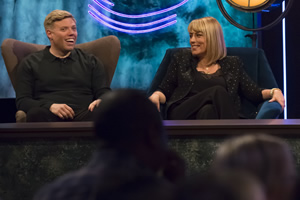 The Ranganation. Image shows from L to R: Rob Beckett, Fay Ripley. Copyright: Zeppotron