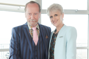 The Rebel. Image shows from L to R: Charles (Bill Paterson), Margaret (Anita Dobson). Copyright: Retort