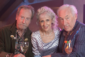 The Rebel. Image shows from L to R: Charles (Bill Paterson), Margaret (Anita Dobson), Henry Palmer (Simon Callow). Copyright: Retort