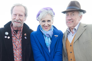 The Rebel. Image shows from L to R: Charles (Bill Paterson), Margaret (Anita Dobson), Henry Palmer (Simon Callow). Copyright: Retort