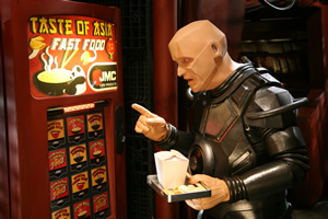 Red Dwarf. Kryten (Robert Llewellyn). Copyright: UKTV