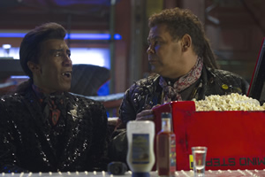 Red Dwarf. Image shows from L to R: Cat (Danny John-Jules), Lister (Craig Charles)