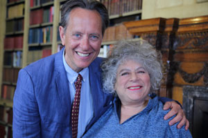 Richard E. Grant On... Ealing Comedies. Image shows from L to R: Richard E. Grant, Miriam Margolyes. Copyright: Phil McIntyre Entertainment