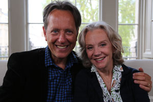 Richard E. Grant On... Ealing Comedies. Image shows from L to R: Richard E. Grant, Hayley Mills. Copyright: Phil McIntyre Entertainment