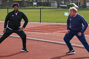 Rob And Romesh Vs. Image shows from L to R: Romesh Ranganathan, Rob Beckett. Copyright: CPL Productions