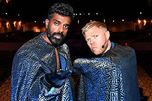 Rob And Romesh Vs. Image shows left to right: Romesh Ranganathan, Rob Beckett