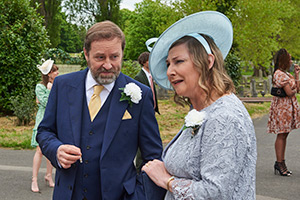 Rosie Molloy Gives Up Everything. Image shows left to right: Conall Molloy (Ardal O'Hanlon), Win Molloy (Pauline McLynn)