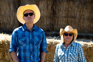 Russell Howard & Mum. Image shows from L to R: Russell Howard, Ninette Howard