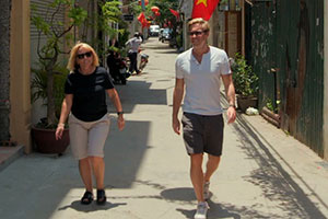 Russell Howard & Mum. Image shows from L to R: Ninette Howard, Russell Howard