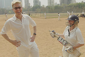 Russell Howard & Mum. Image shows from L to R: Russell Howard, Ninette Howard. Copyright: Avalon Television