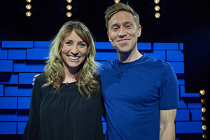 The Russell Howard Hour. Image shows from L to R: Daisy Haggard, Russell Howard. Copyright: Avalon Television