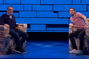 The Russell Howard Hour. Image shows from L to R: Paul Merson, Russell Howard