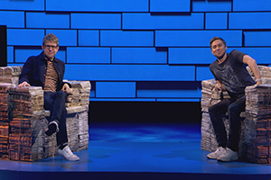 The Russell Howard Hour. Image shows from L to R: Josh Widdicombe, Russell Howard