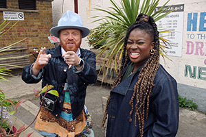 Shopping With Keith Lemon. Image shows from L to R: Leigh Francis, Clara Amfo