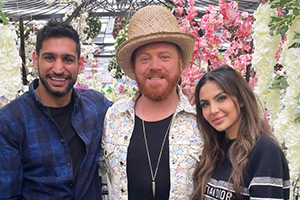 Shopping With Keith Lemon. Image shows left to right: Amir Khan, Leigh Francis, Faryal Makhdoom