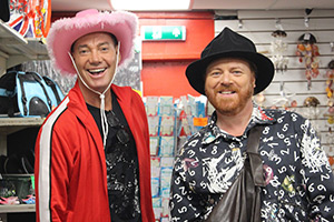 Shopping With Keith Lemon. Image shows left to right: Craig Revel Horwood, Leigh Francis