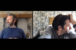 Staged. Image shows from L to R: Michael (Michael Sheen), David (David Tennant)