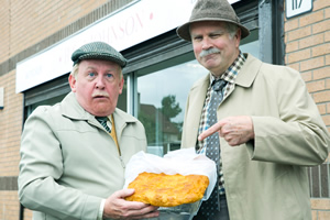 Still Game. Image shows from L to R: Jack Jarvis (Ford Kiernan), Victor McDade (Greg Hemphill)