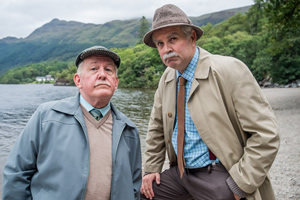 Still Game. Image shows from L to R: Jack Jarvis (Ford Kiernan), Victor McDade (Greg Hemphill)