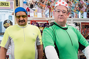 Still Open All Hours. Image shows from L to R: Cyril (Kulvinder Ghir), Wet Eric (Johnny Vegas). Copyright: BBC