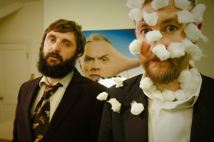 Taskmaster. Image shows from L to R: Joe Wilkinson, Alex Horne